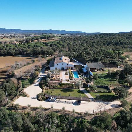 Can Bufi Espectacular Casa Con Piscina Interior Llagostera Exterior foto